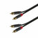 Кабель аудио 2xRCA - 2xRCA Roxtone GPTC160/2 2.0m