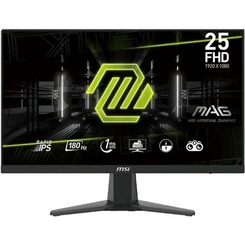 Монитор 245 MSI MAG 256F Black Rapid IPS 1920x1080 HDMIHDMIDP 1 ms 178178 250 cdm 10001 100M1 180Hz 14499₽