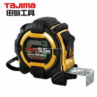 TaJIma G3LOCK Золотая стальная рулетка, магнитный Коготь, 5, 5 м в длину, G3GLM25-55BL 1001-1882