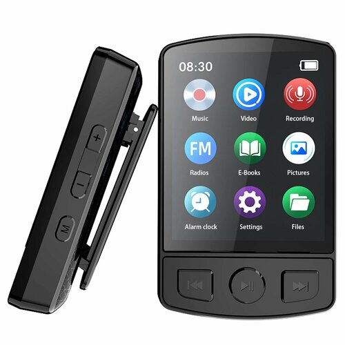 Портативный MP3-плеер Walkman с FM-радио 177 черный Черный 64 ГБ 1805₽