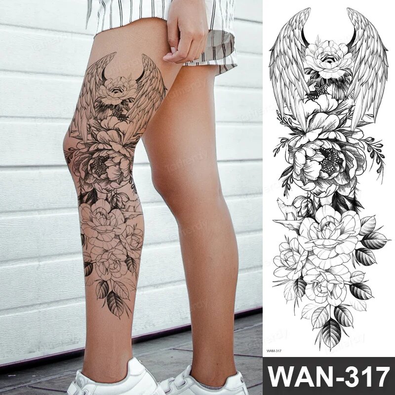 Временная татуировка Tattrendy Дьявольский шрам