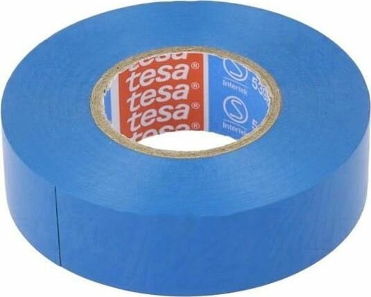 Лента изоляционная TESA 53988-00036-00 Изоляционная лента ПВХ W: 19мм L: 20м синий 1шт