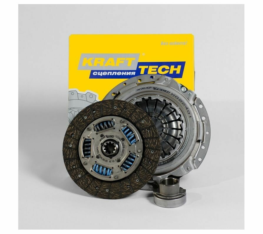 Комплект сцепления KRAFT TECH W05240B CUMMINS на Газель, ГАЗ - УАЗ для КАММИНЗ (CUMMINS) — фото 1