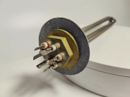 Изображение товара ТЭН В3-207 абат (круглый фланец) для электроварки ЭВК код 120000060554