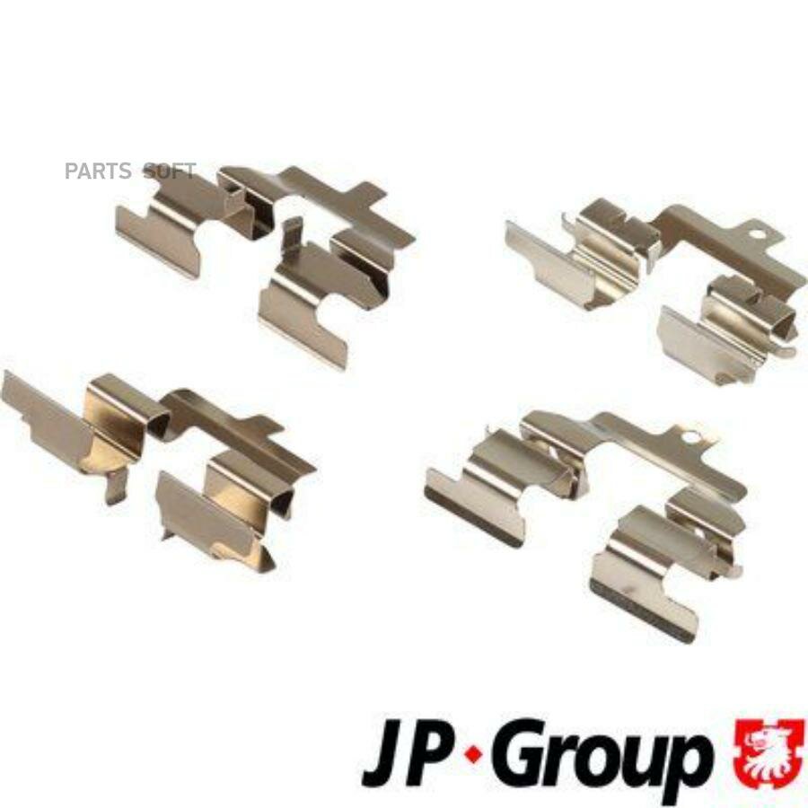 4064003210 JP GROUP Пружины прижимные дисковых колодок к-т NISSAN QASHQAI I, NISSAN TIIDA I