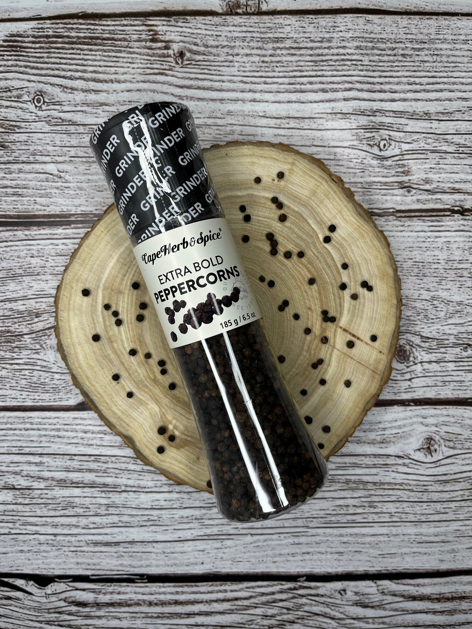 Специя Cape Herb & Spice "Перец черный горошком" ручная мельница 390 гр.(ЮАР)