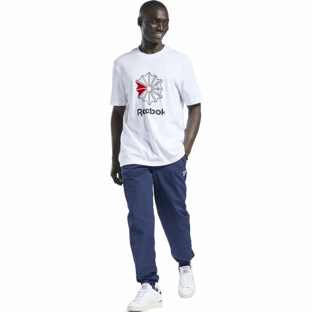 Брюки спортивные Reebok Classics Vector Track Pants, размер XS INT, синий — фото 1