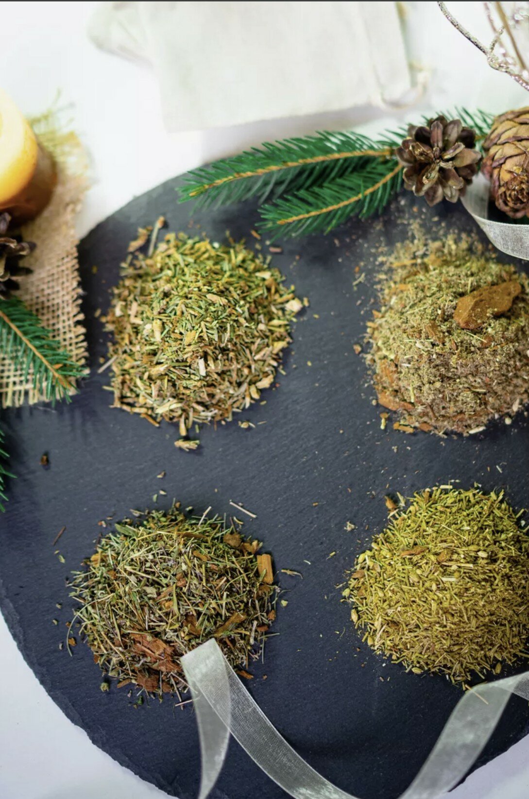 Изображение Подарочный набор UralBerry, для бани и сауны, 4 запарки, чай