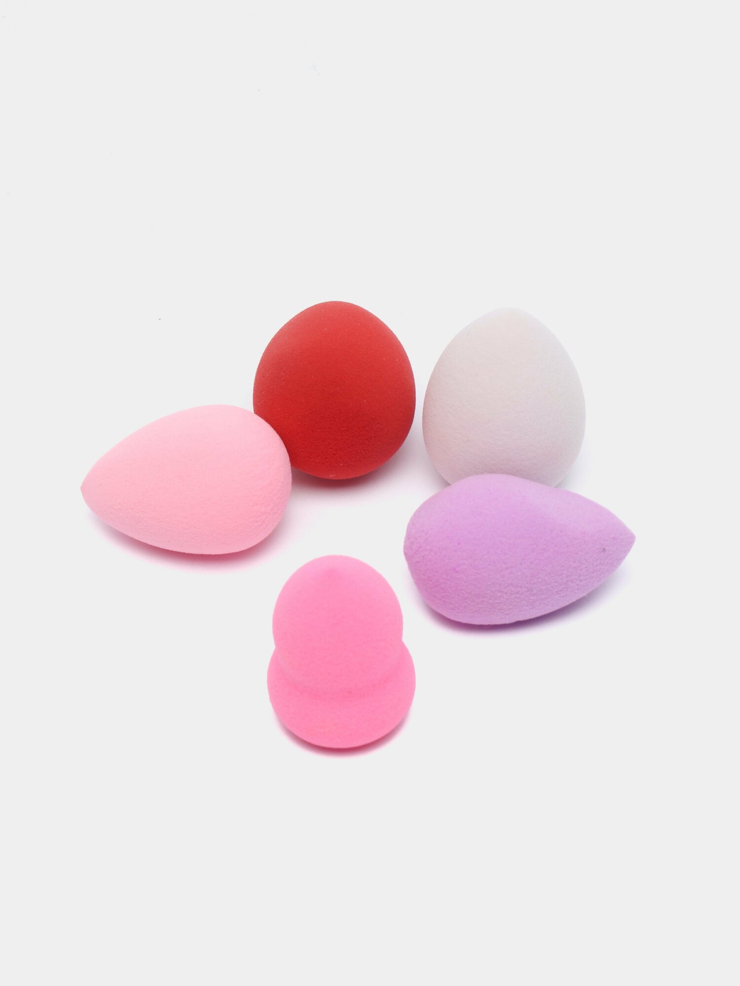 Cпонж для макияжа лица, бьюти блендер разных форм для кремовых и сухих текстур Случайный свет — фото 1