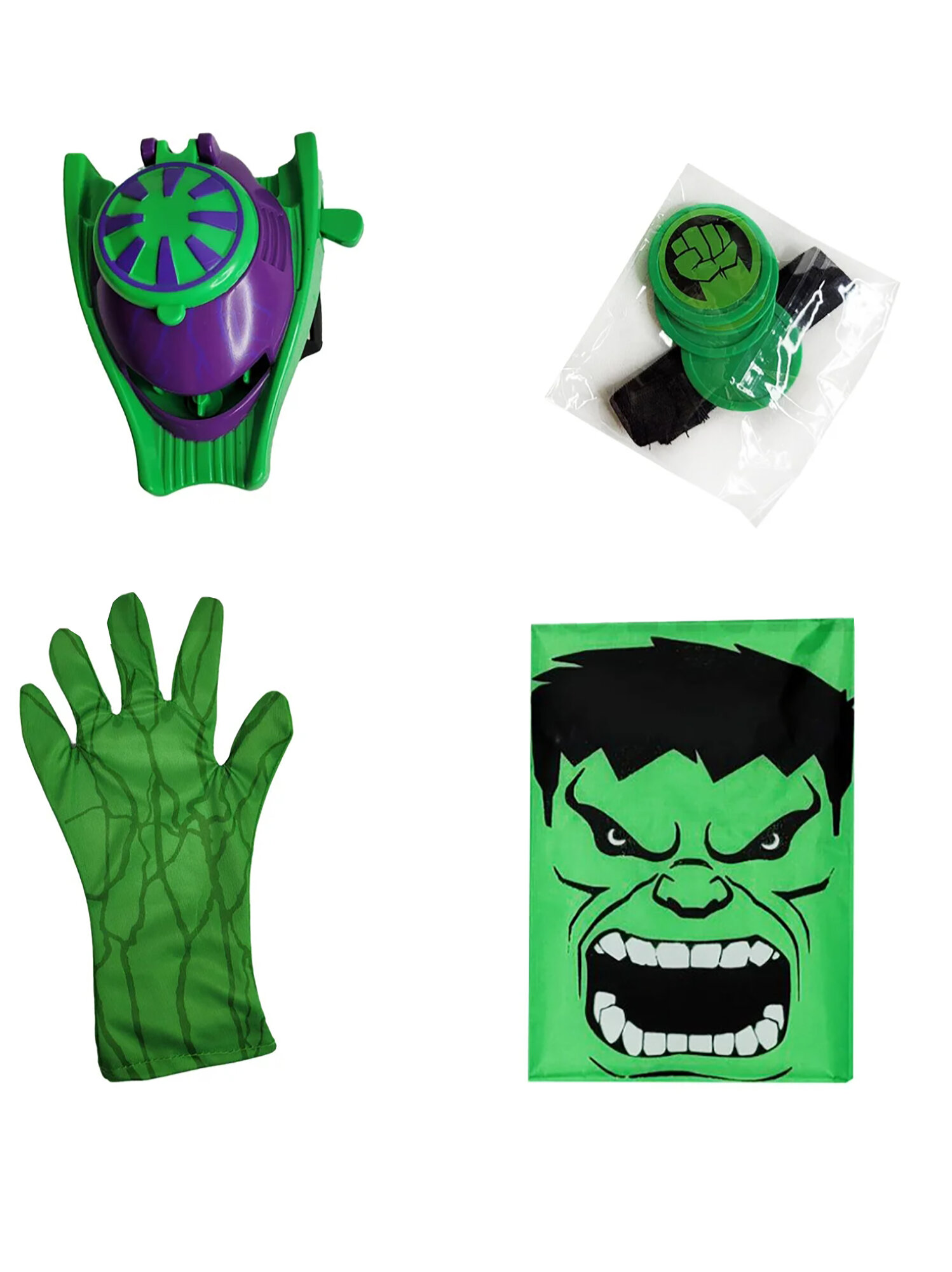 Игровой набор "Халк", маска, бластеры, перчатки, игрушка, от 5 лет — фото 1