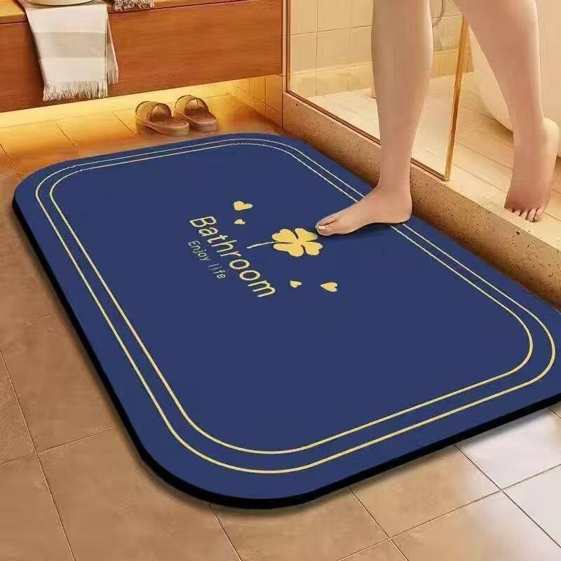 Коврик для ванной Xiaomi, впитывающий нескользящий Быстросохнущий ковер для ванной с диатомом, для входной двери, dog, Белый