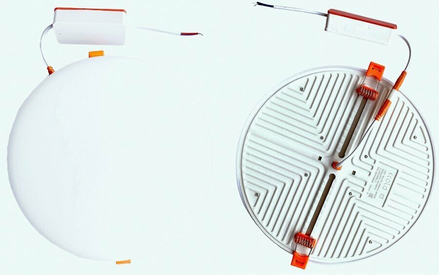 Светильник Ecola DARD36ELC мощность 36 W холодный белый свет. без рамки любое отверстие