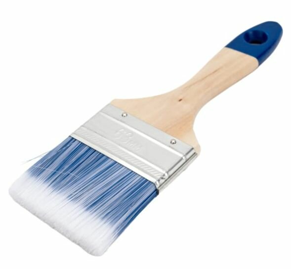 Кисть малярная плоская "Standard", искусственная щетина, 63 мм, VIRTUS