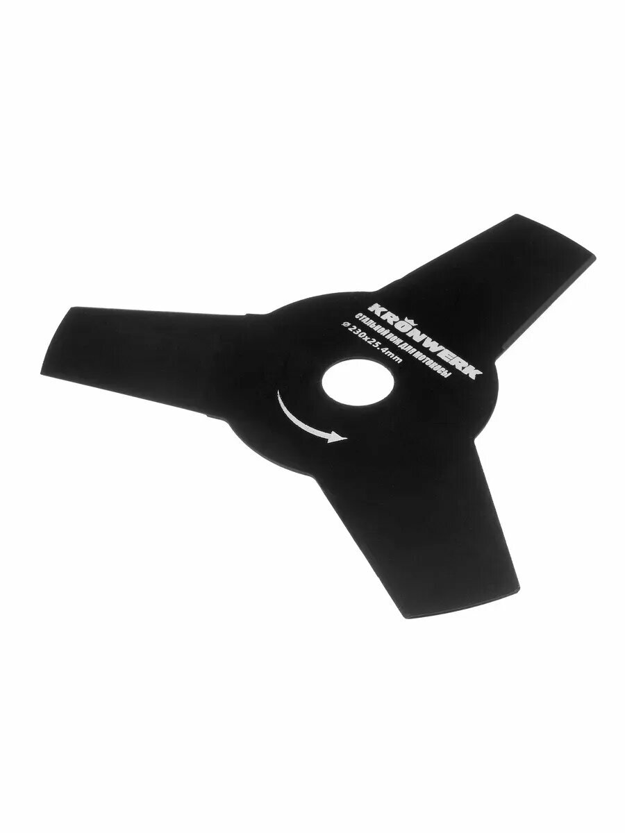 Нож для триммера 255 х 25.4 мм, 3 лезвия — фото 1