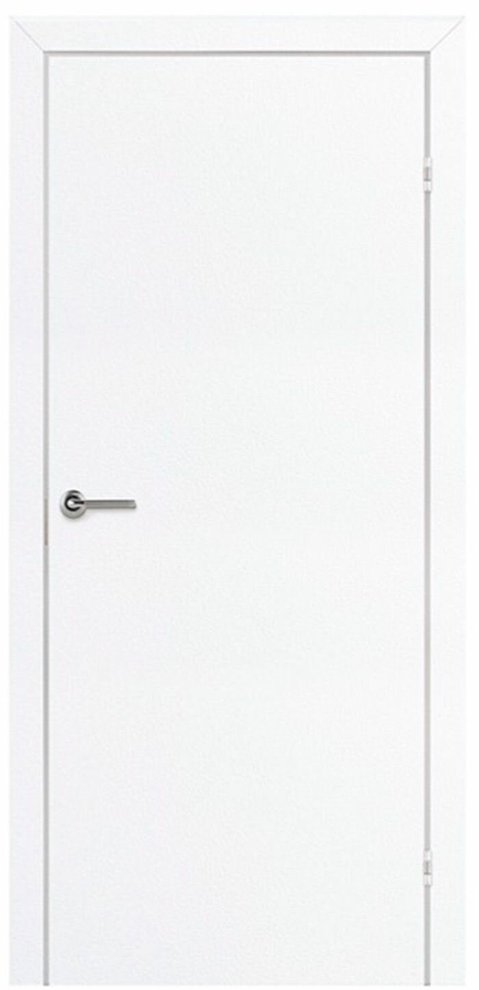 Олови дверь межкомнатная с замком-защелкой 900х2000мм Кристалл Белый