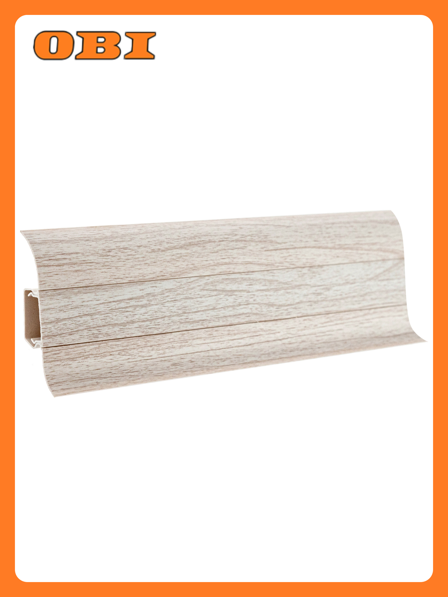 Плинтус ПВХ 60мм TECHNICAL Т05 ясень серый 25м