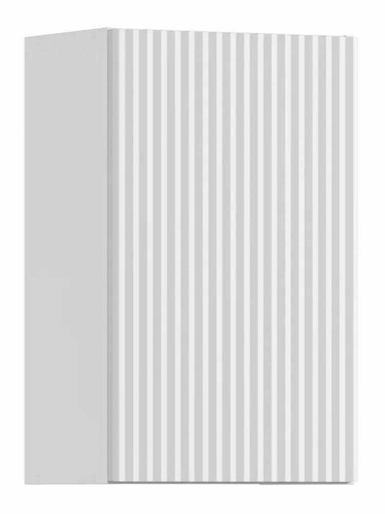 Кухонный модуль столплит Регина Джаз РП-45 навесной ЛДСП Белый/МДФ Джаз Белый 45х72х305 см