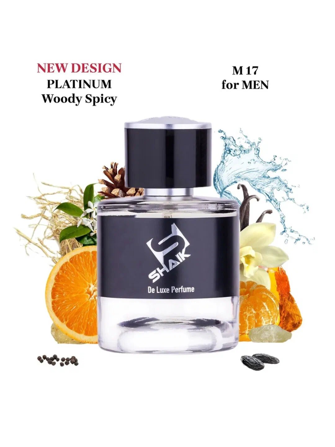 Парфюмерная вода Chanel Allure Homme Sport, Shaik № 17, для мужчин, 100 мл