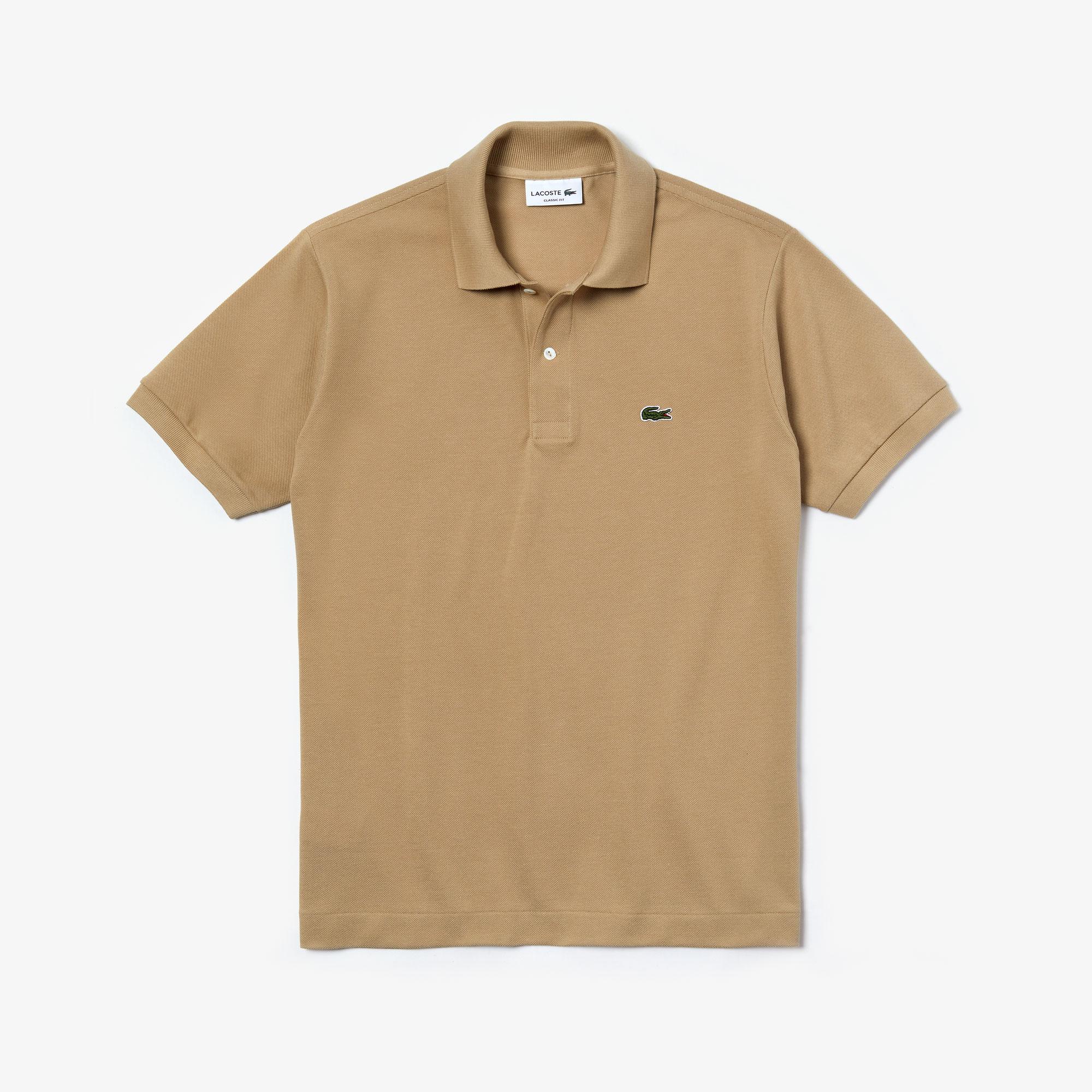 Мужское поло Lacoste L1212 Classic fit, L1212, бежевый, 50