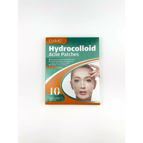 Гидрогелевые наклейки патчи полоски для лица, носа и Т-зоны от черных точек, угрей, прыщей, акне и несовершенств