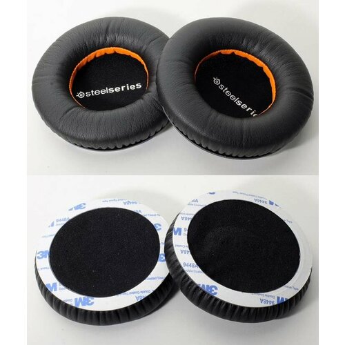 Ear pads / Амбушюры для наушников Steelseries SiberiaV2 / SiberiaV3 / Siberia200 чёрные ear pads амбушюры для наушников akg k550 k551 k553 pro чёрные