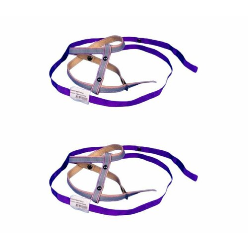 Томикс Комплект для кошек Поводок+шлейка светоотражающа, двухслойная, капрон, 1,3м х 12мм, 2 шт