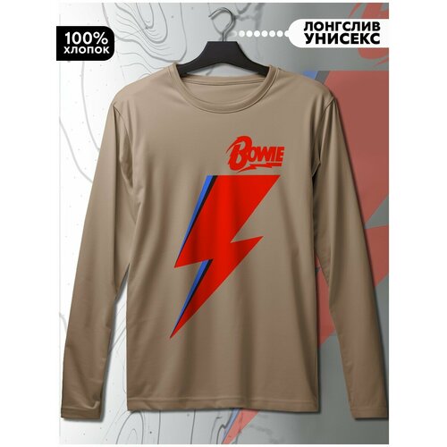 фото Лонгслив hypnotica, размер xs, бежевый