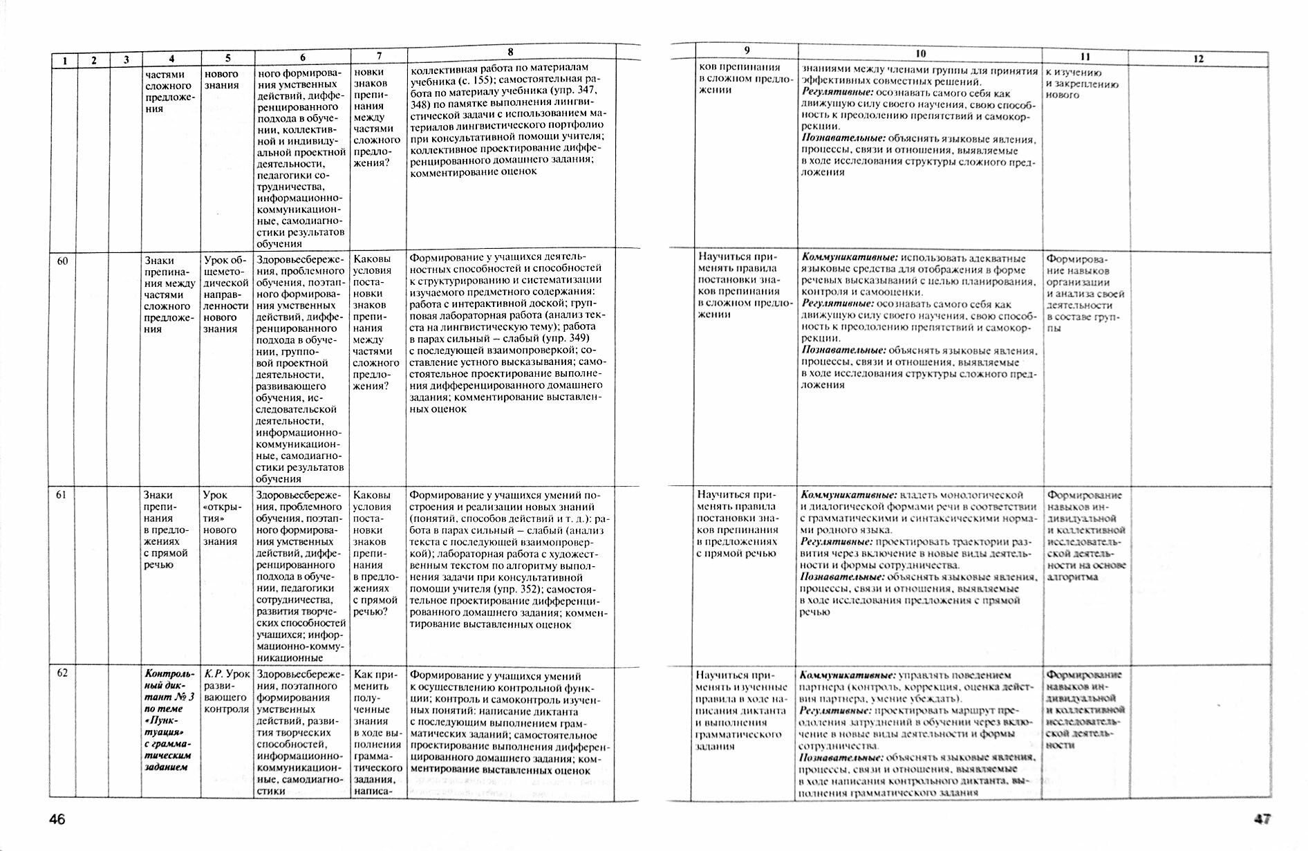 Русский язык. 5 класс. Рабочая программа к УМК С.И. Львовой, В.В. Львова. - фото №3