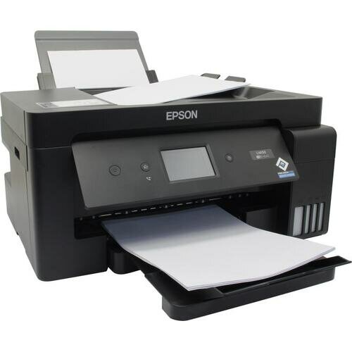 МФУ струйный EPSON L14150, A3, цветной, струйный, черный [c11ch96404] - фото №6