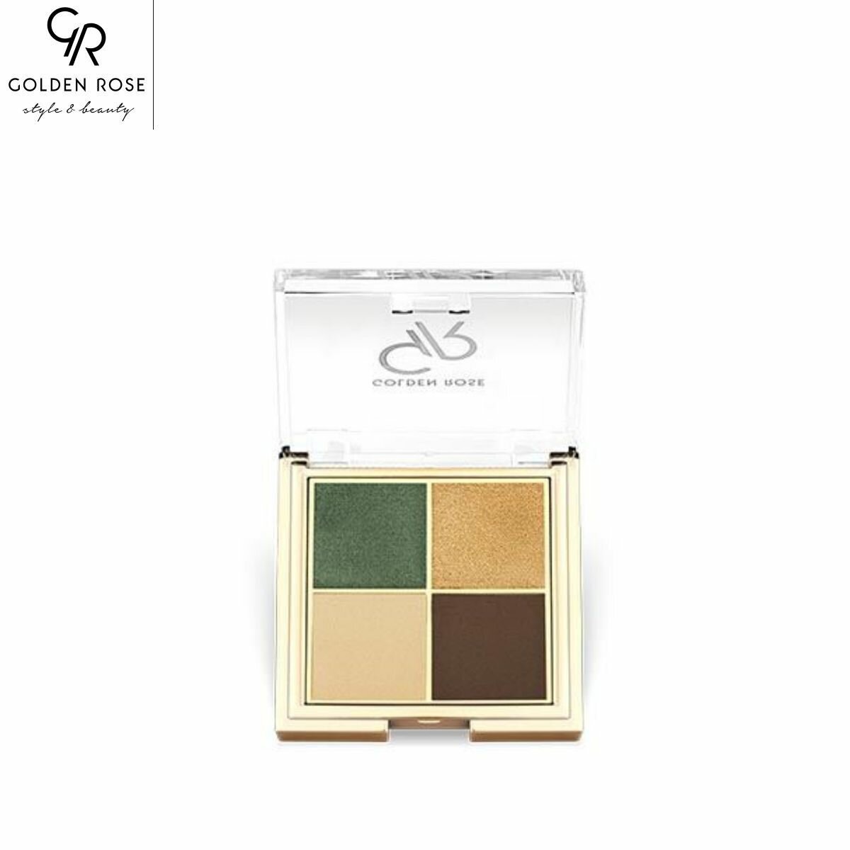 Тени для век GOLDEN ROSE QUATTRO EYESHADOW PALETTE 002