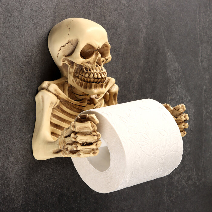 Хорошие сувениры Держатель для туалетной бумаги "Скелет"