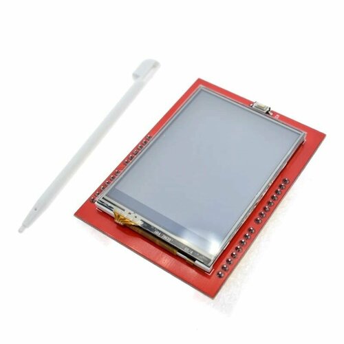 Цветной сенсорный TFT дисплей на ILI9341, 240х320 2.4" для Arduino Uno R3, Mega 2560