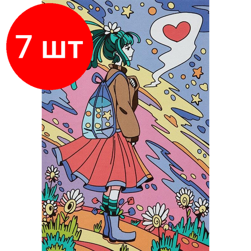 Комплект 7 наб, Картина по номерам для малышей аниме Мысли о любви набор Ркн-111 комплект 6 наб картина по номерам для малышей аниме мысли о любви набор ркн 111