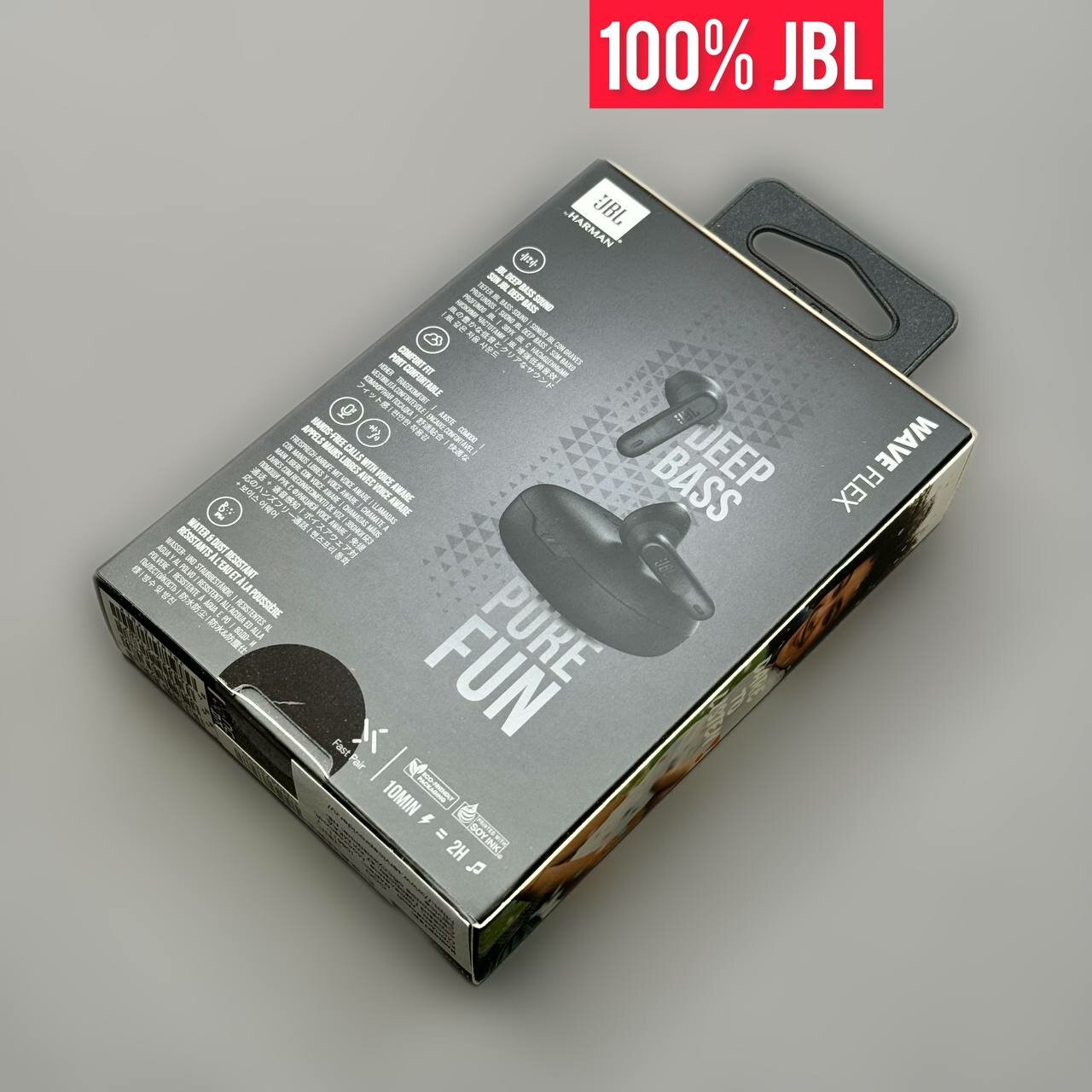 Наушники JBL Wave Flex, Black - фото №18