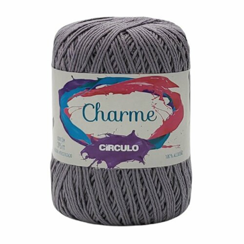 6 мотков Пряжа Circulo CHARME 100% Мерсеризованный бразильский первичный хлопок 150 гр. - 396 м. цв. 8336