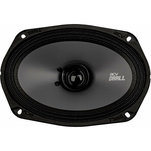 Колонки автомобильные ACV Drall DR69 без решетки 270Вт 96дБ 3Ом 16x23см 6x9дюйм ком2кол широкополосные однополосные 359500₽