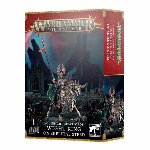 Миниатюры для настольной игры Games Workshop Warhammer Age of Sigmar: Soulblight Gravelords - Wight King on Steed 91-65