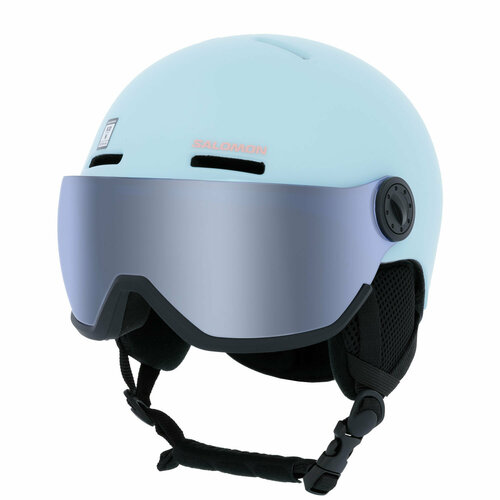 Шлем с визором SALOMON Helmet Orka Visor Bleached Aqua (см:53-56)