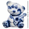 Фото #1 Фигурка статуэтка коллекционная GL-864 Медведь (Гжельский фарфор), 7 см