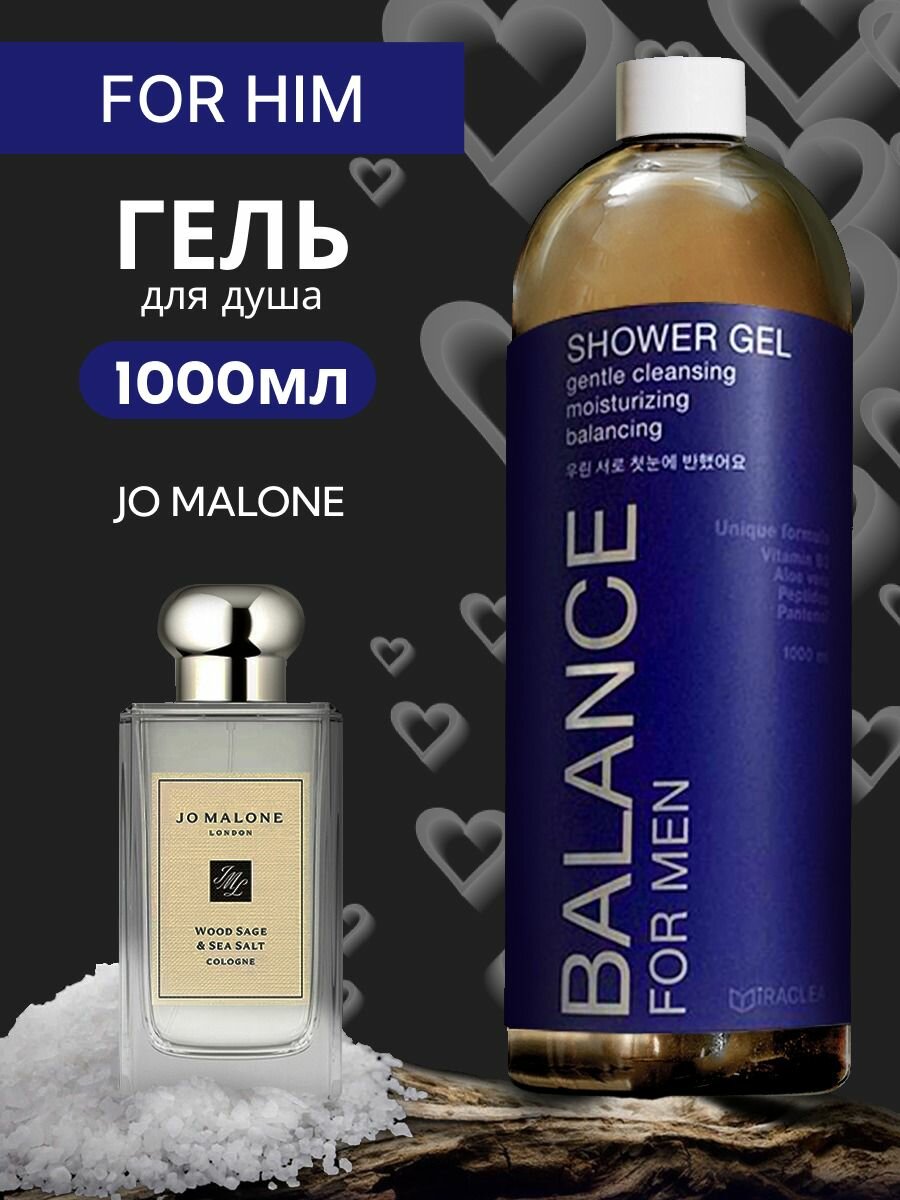 Парфюмированный мужской гель для душа JO MALONE