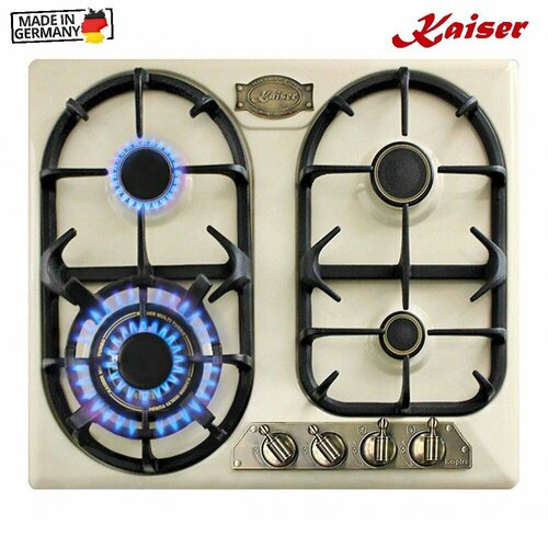 Газовая варочная панель 59х50 см Kaiser Empire KG 6325 ElfEmTurbo бежевая 6169900₽