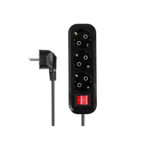 Удлинитель 10 метров 3 гнезда с кнопкой 1499₽
