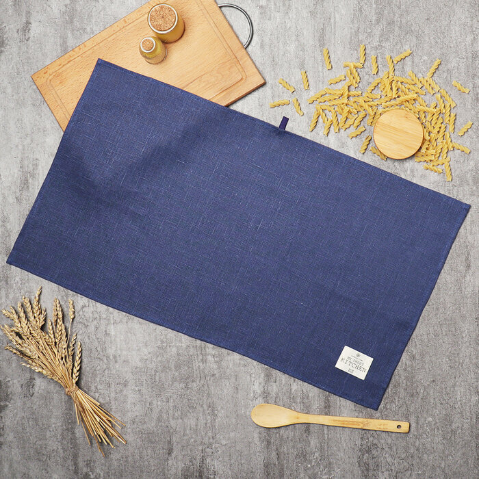 фото Полотенце Этель ECO dark grey 40х70см , 100% лён, 245 г/м2