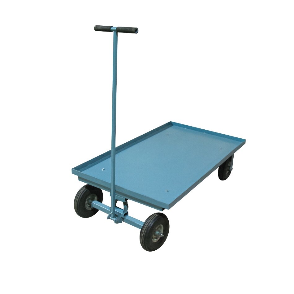 фото Тележка № 09 платформенная поворотная (Д*Ш) 1400x800 мм