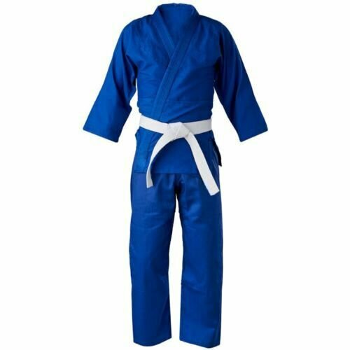 фото Куртка-кимоно для карате нужный спорт, размер 160, синий