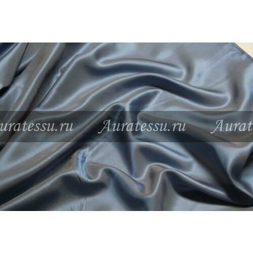Ткань Подкладочная ткань шанжан бежево-голубая, ш140см, 0,5 м