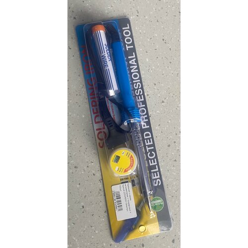 Паяльник с керамическим нагревателем припой и канифоль 220 В 40 Вт электро 430₽