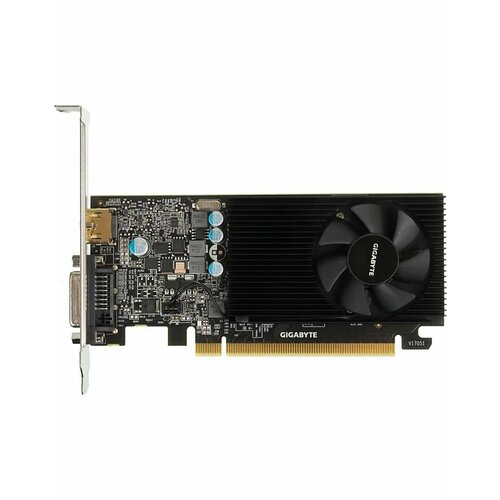 Видеокарта GIGABYTE GeForce GT 1030 2Гб GV-N1030D5-2GL 1246000₽