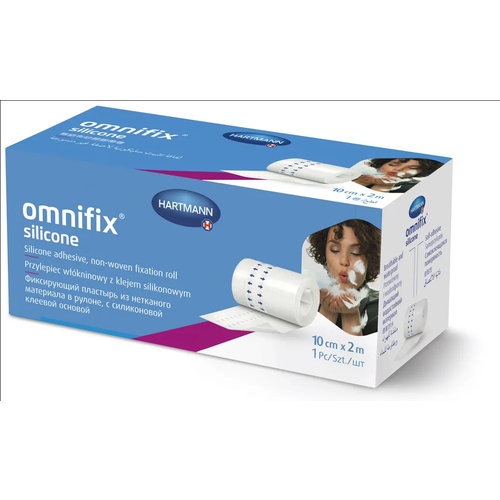 Пластырь Omnifix silicone 10см х 2м №1 неткан.