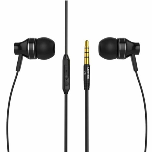 Проводные наушники-гарнитура LENYES LF37 Черный 39000₽